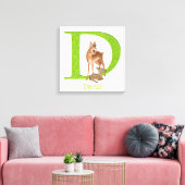 L'animal ABC D est pour l'impression de toile dik- (Insitu(Salon))