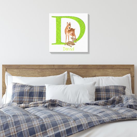 L'animal ABC D est pour l'impression de toile dik- (Insitu(Chambre))