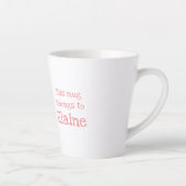 L'animal ABC E est pour la mug en latte d'éléphant (Droite)