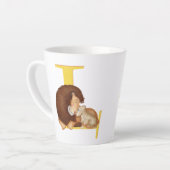 L'animal ABC est destiné à la tasse de latte de li (Angle gauche)