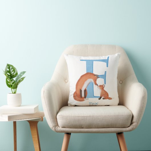 L'animal ABC F est pour le coussin renard (Chaise)