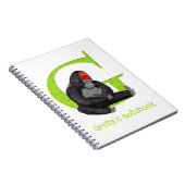 L'animal ABC G est pour le carnet de gorille (Côté Droit)