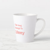 L'animal ABC J est destiné à la tasse de latte du (Droite)