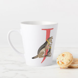 L'animal ABC J est destiné à la tasse de latte du 