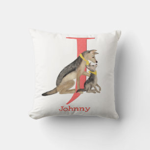 L'animal ABC J est pour coussin de chacal