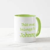 L'animal ABC J est pour la mug jaguar (Devant droit)