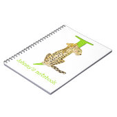 L'animal ABC J est pour le carnet jaguar (Côté gauche)