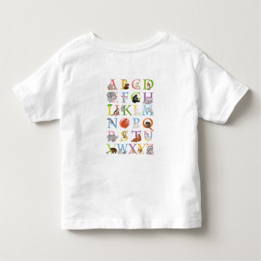L'animal ABC J est pour le T-shirt jackal (Dos)