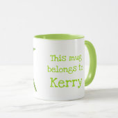 L'animal ABC K est pour la mug de koala (Devant droit)