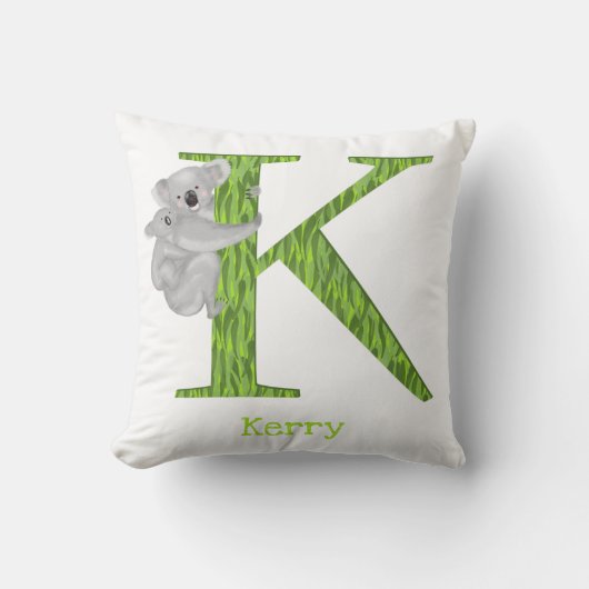 L'animal ABC K est pour le coussin de koala (Recto)