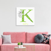 L'animal ABC K est pour l'impression de toile de k (Insitu(Salon))