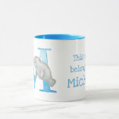 L'animal ABC M est destiné à la mug de lamanate (Centre)