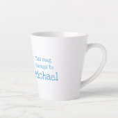 L'animal ABC M est destiné à la mug en latte de la (Droite)