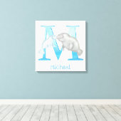 L'animal ABC M est destiné à l'impression de toile (Insitu (Plancher de Bois))