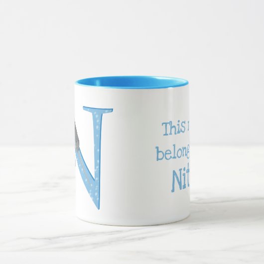 L'animal ABC N est pour la mug narval (Centre)