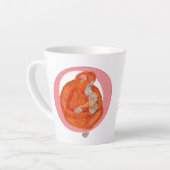L'animal ABC O est destiné à l'orangutan latte mug (Angle gauche)