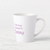 L'animal ABC T est destiné au tigre latte mug (Droite)