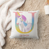 L'animal ABC U est pour le coussin de licorne (Couverture)