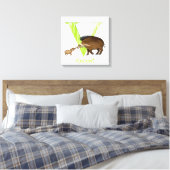 L'animal ABC V est pour Visayan warty pig toile im (Insitu(Chambre))