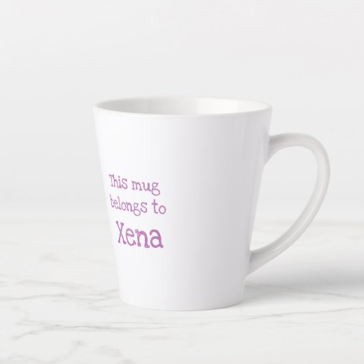 L'animal ABC X est pour xerus mug (Droite)