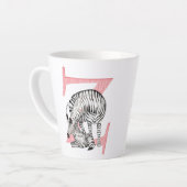 L'animal ABC Z est destiné au zebra latte mug (Angle gauche)