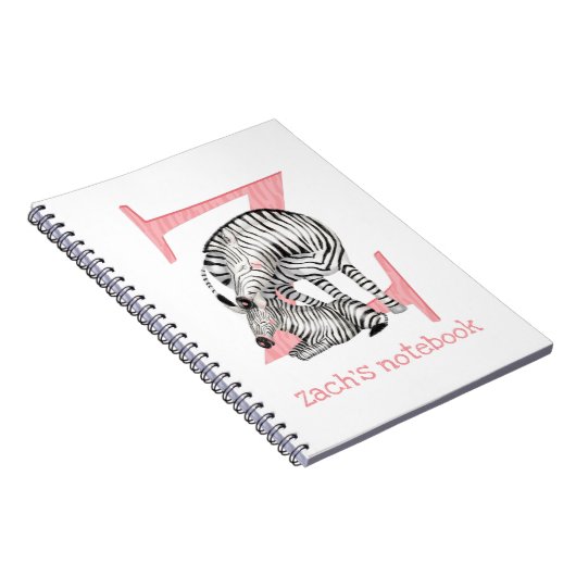 L'animal ABC Z est pour le carnet zèbre (Côté Droit)