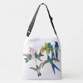 L'animal d'oiseaux de colibri fleurit le sac (Dos)