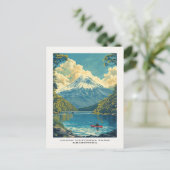 Lanin National Park Argentina Carte postale Voyage (Debout devant)