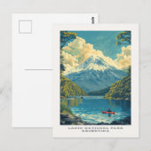 Lanin National Park Argentina Carte postale Voyage (Devant / Derrière)