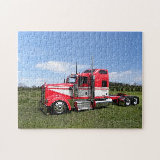 Lanita Red Kenworth Puzzle Legpuzzel (Horizontaal)