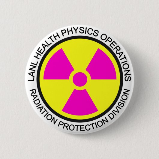 LANL Health Physics Button (Voorkant)
