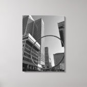 L'Anneau of De Ring, Beeldhouwkunst in Montreal, C Canvas Afdruk (Voorkant)