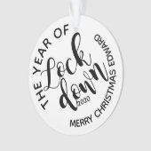 L'année de Lockdown 2020 joyeux Noël (devant)