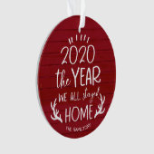 L'Année où nous sommes restés à la maison 2020 Cov (devant)