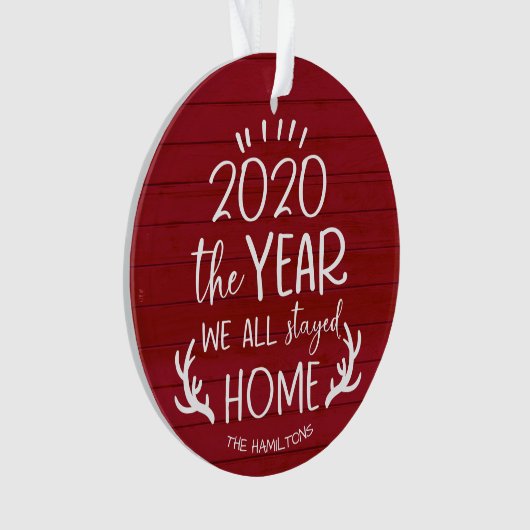 L'Année où nous sommes restés à la maison 2020 Cov (devant)
