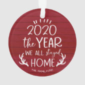 L'Année où nous sommes restés à la maison 2020 Cov (dos)