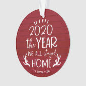 L'Année où nous sommes restés à la maison 2020 Cov (devant)