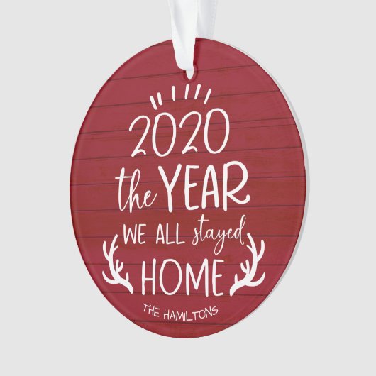 L'Année où nous sommes restés à la maison 2020 Cov (devant)