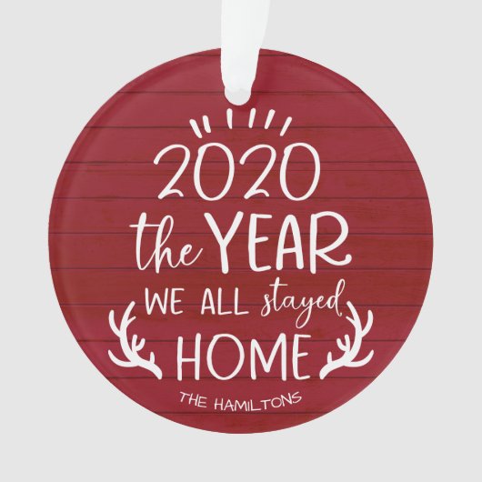L'Année où nous sommes restés à la maison 2020 Cov (devant)