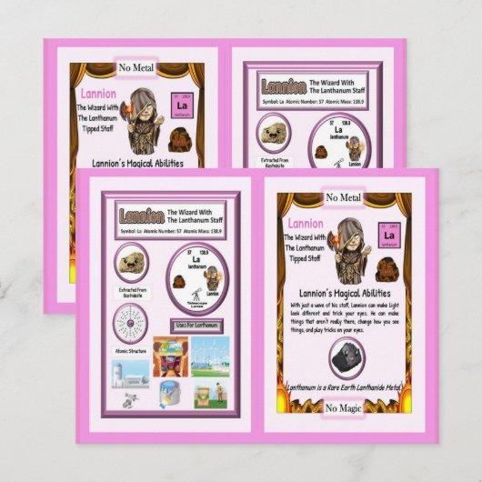 Lannion - Lanthanum Trading Kaart (Voorkant / Achterkant)