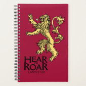 Lannister Sigil - Verhoor me auto Planner (Voorkant)