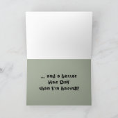 L'anniversaire maltais d'humour souhaite la carte (Intérieur)