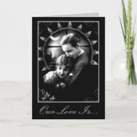 L'anniversaire notre amour est pour toujours carte