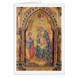 L'annonce (une partie de polyptych) (huile sur le