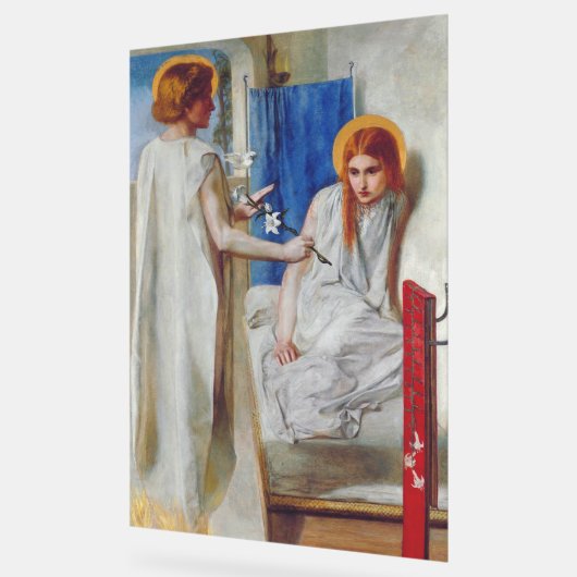 L'Annonciation de Dante Gabriel Rossetti (Angle)