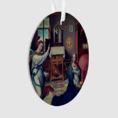 L'Annonciation de Joos van Cleve : Noël (devant)