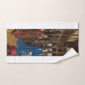 L'Annonciation de Van Eyck Premium Lumière de Cath (Serviette à main)