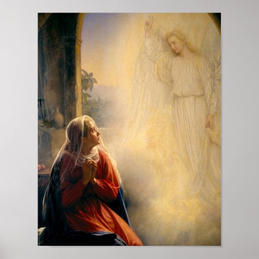 L'Annonciation par Carl Bloch Impression (Devant)
