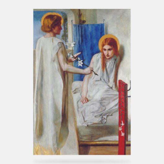 L'Annonciation par Dante Gabriel Rossetti (Recto)
