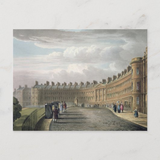 Lansdown Crescent, Bath, 1820 Briefkaart (Voorkant)